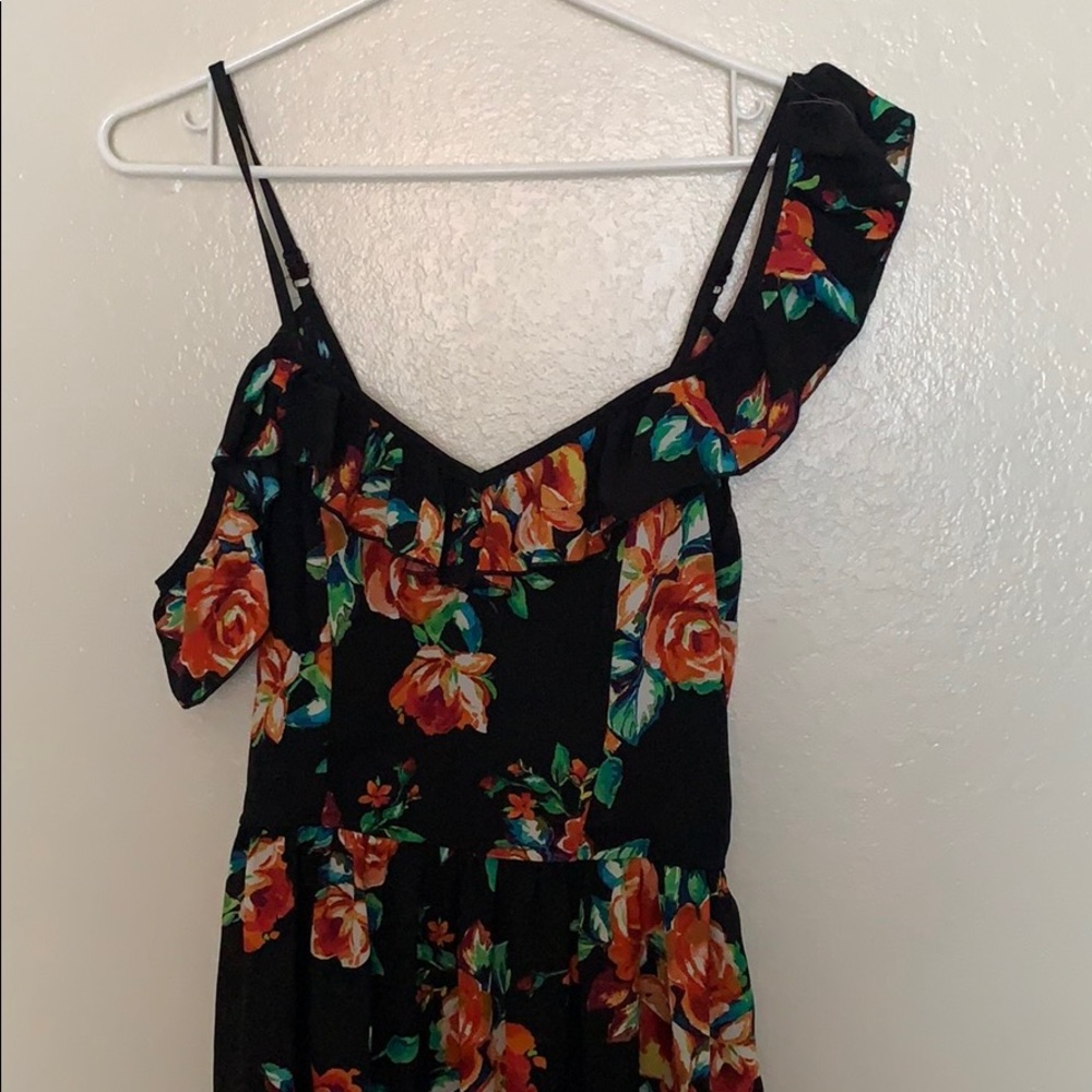 Xhilaration Floral & Black Dress